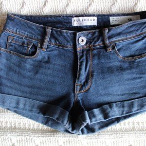 Blue Denim Roll-Up Shorts ~3~